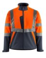 Mascot Softshell Werkjas Kiama 15902-253 hi-vis oranje-donkermarine